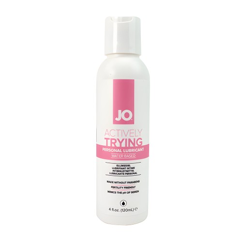 JO Actively Trying Lubricante Original Libre de Parabenos 4 oz