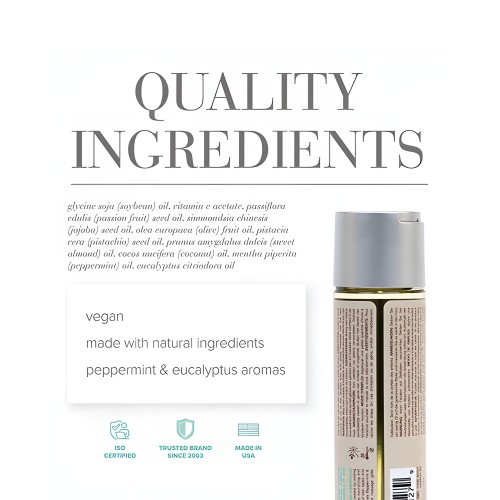 JO Naturals Massage Oil - Peppermint & Eucalyptus