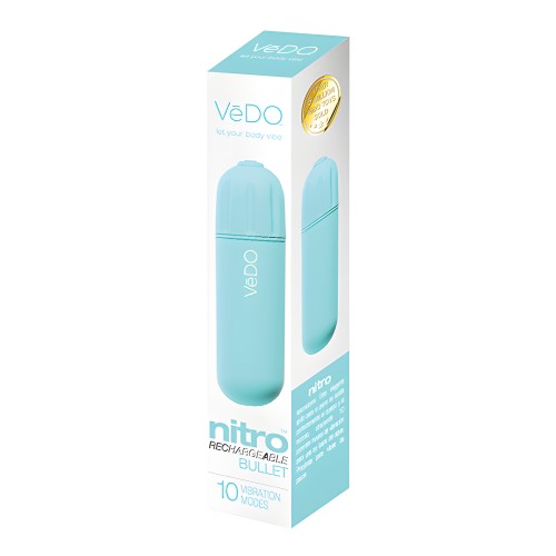 VeDO Nitro Vibrador Bullet Recargable - Turquesa