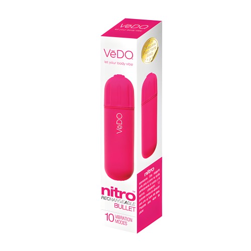 VeDO Nitro Rechargeable Bullet Vibe - Pink
