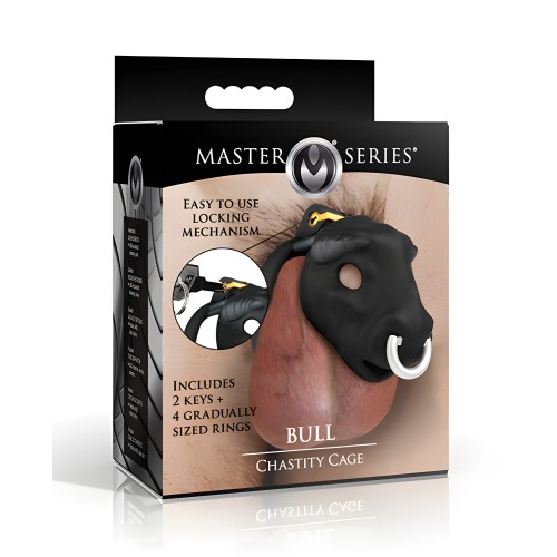 Cárcel de Castidad Bull - Negra