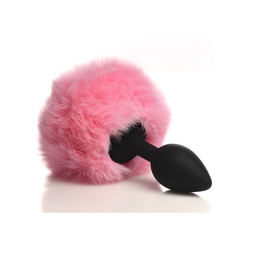 Plug de Silicona con Cola de Conejo Suave Tailz - Rosa