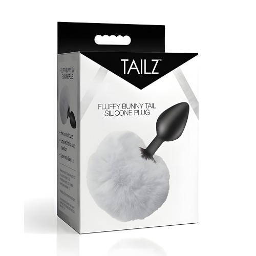 Tailz Fluffy Bunny Tail Silicone Plug