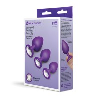 Jeweled Butties Bundle 3-Piece Anal Training Set