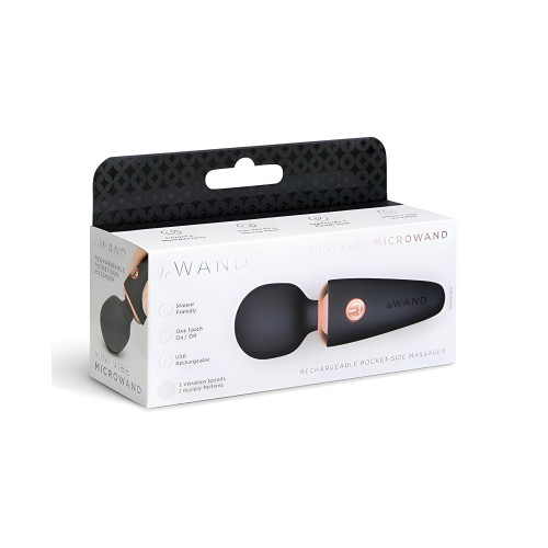 Le Wand Mini Micro Varita - Negra | Placer Portátil