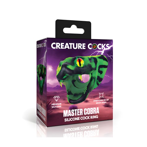 Anillo Cobra Maestro Creature Cocks - Verde