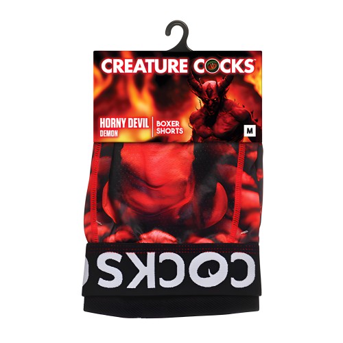Creature Cocks Boxers Demonio Cuerno Mediano