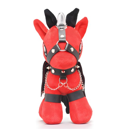 Master Series Bondage Pony - Peluche Rojo