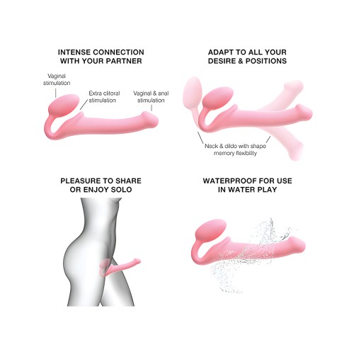 Strap-on-Me Semi-Realistic Bendable Strap-on - Pink SM