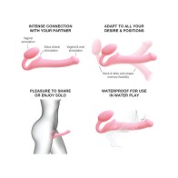 Strap-on-Me Semi-Realistic Bendable Strap-on - Pink SM