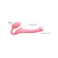 Strap-on-Me Semi-Realistic Bendable Strap-on - Pink SM
