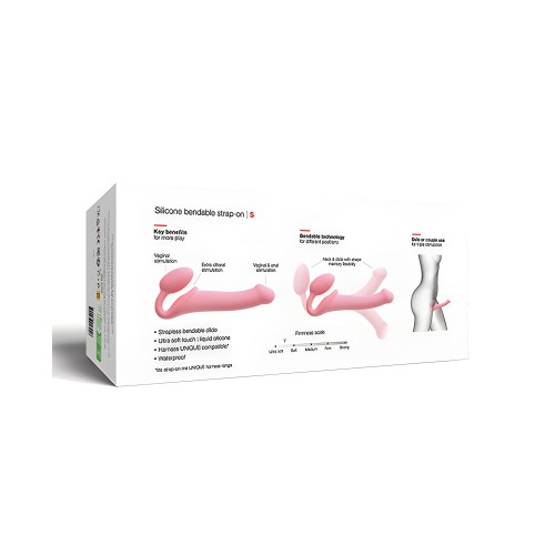 Strap-on-Me Semi-Realistic Bendable Strap-on - Pink SM