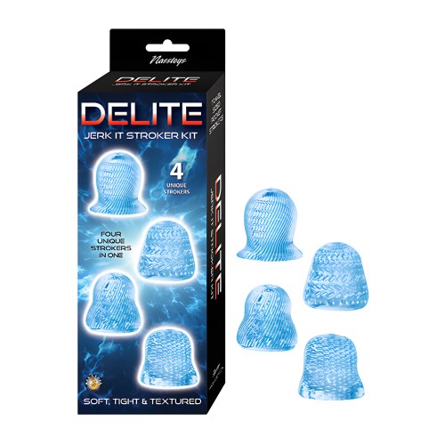 Kit de Stroker Delite Jerk It - Azul