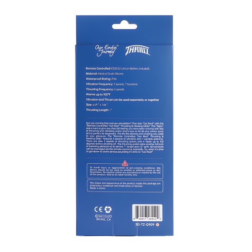 Dildo Thrusting Bijou Get Real con Control Remoto