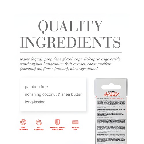 JO Warm & Buzzy - Estimulante Original 0.34 oz