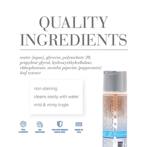 JO H2O Anal - Lubricante Enfriante 4 oz