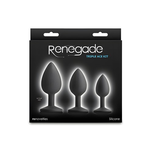 Renegade Triple Ace Anal Kit - Black
