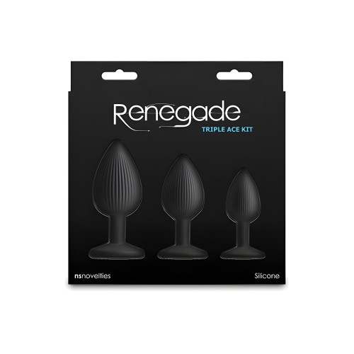 Renegade Triple Ace Anal Kit - Black