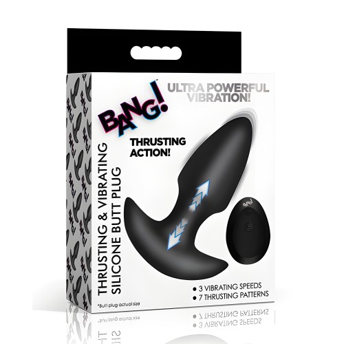 Bang! Thrusting & Vibrating Butt Plug