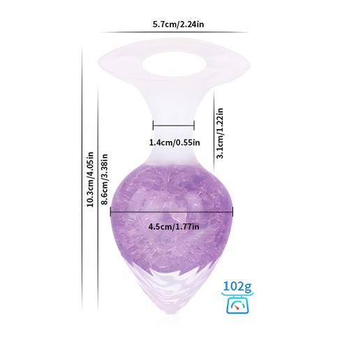 Plug Grande Luxe Prism - Placer Único