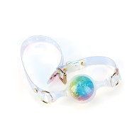 Gag de Bola Pequeño Luxe Prism - Arcoíris