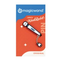 Wood Rocket Magic Wand Pin