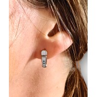 Wood Rocket Magic Wand Micro Earrings