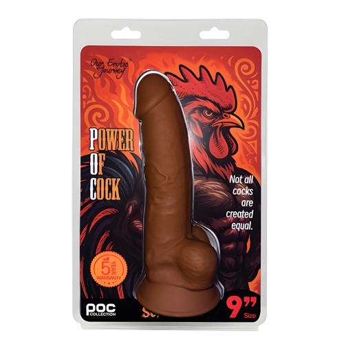Dildo Power of Cock 9" - Placer Realista