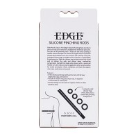 Edge Silicone Pinching Rods - Black