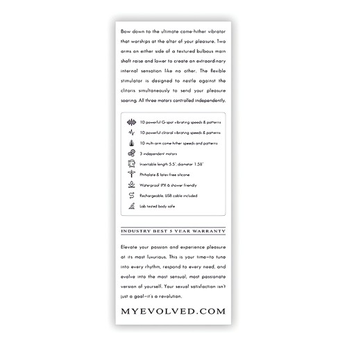 Vibrador Evolved Bow Down - Placer Supremo