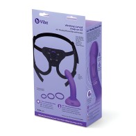 b-Vibe Kit Strap-On Vibrante Curvo