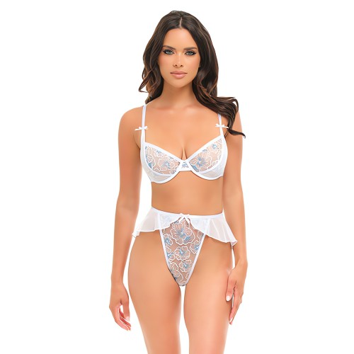 Conjunto Floral Elena - Blanco LG