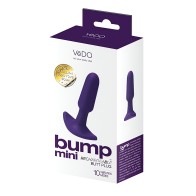 VeDO Bump Mini Plug Anal Recargable - Púrpura