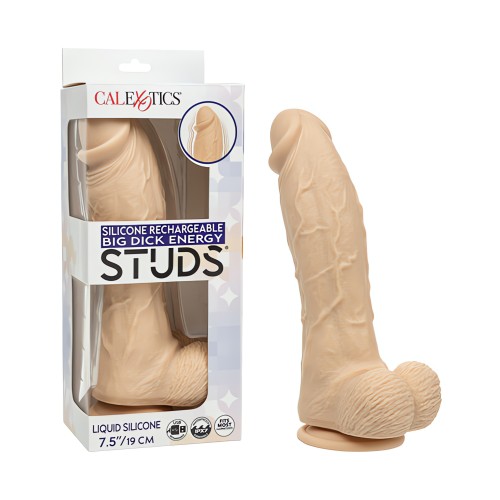 Silicone Recargable Studs de Gran Energía Sexual - Marfil