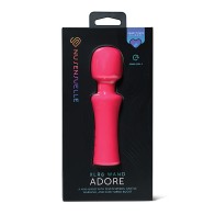 Nu Sensuelle Adore XRL8 Wand w/Heat - Hot Pink