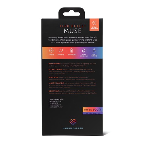 Nu Sensuelle Muse XLR8 Bullet con Calor - Azul