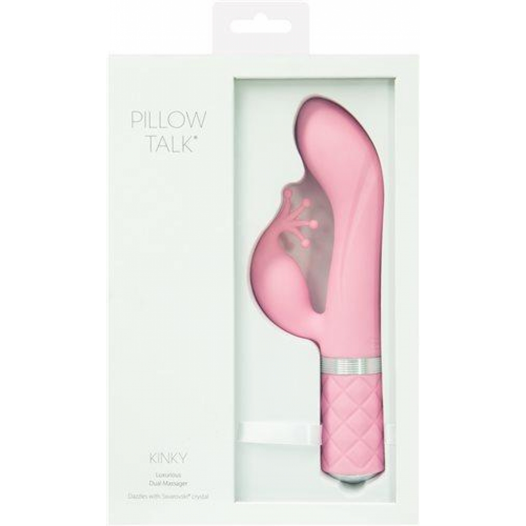 Pillow Talk Kinky Clitoral W/ Swarovski Crystal Pink
