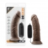 Dr Joe 8 inches Vibrating Penis Suction Cup Brown