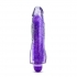 Glow Dicks Molly Glitter Vibrator Purple