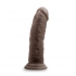 Au Naturel 8 inches Dildo with Suction Cup Brown