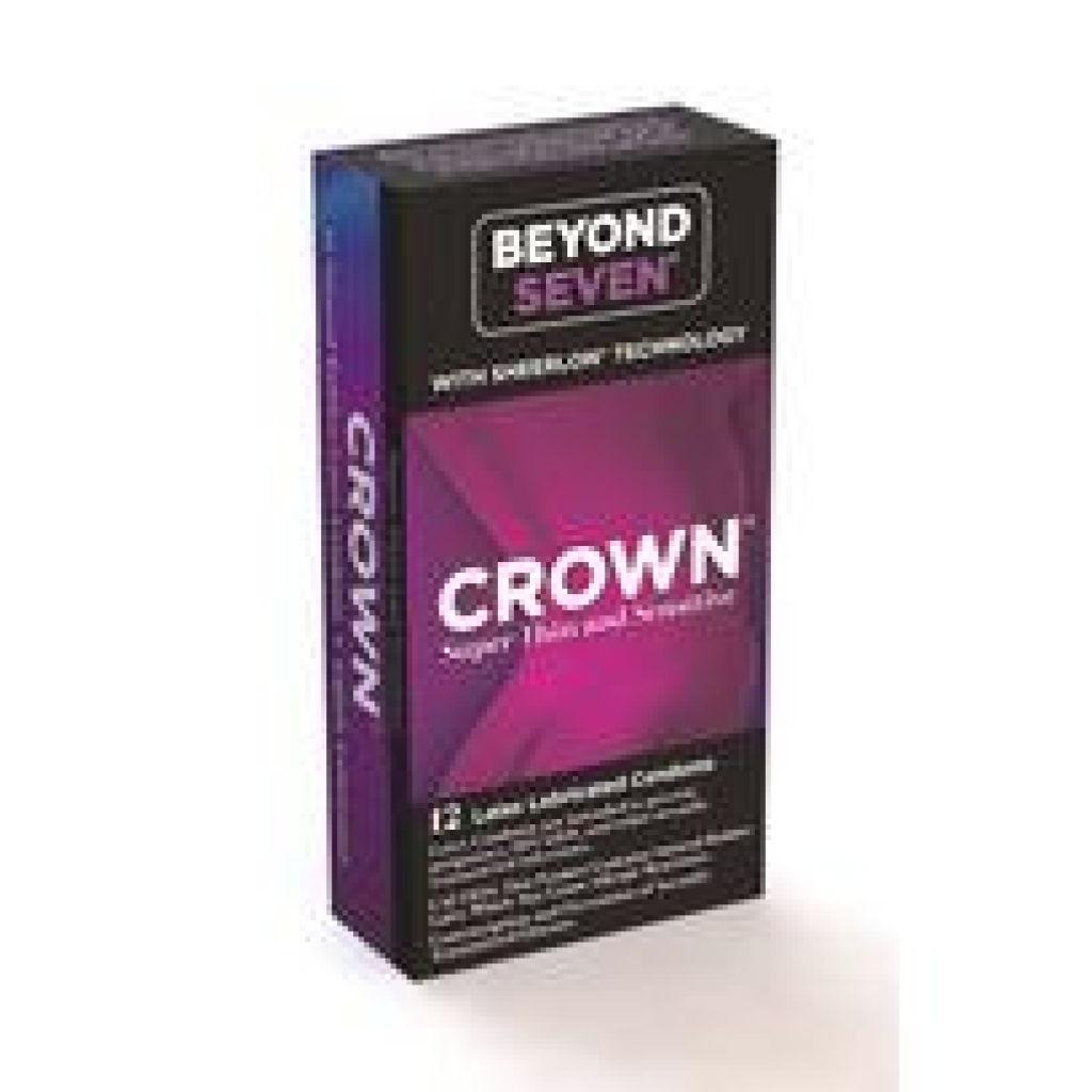 Crown Super Thin Sensitive Latex Condoms 12 Pack