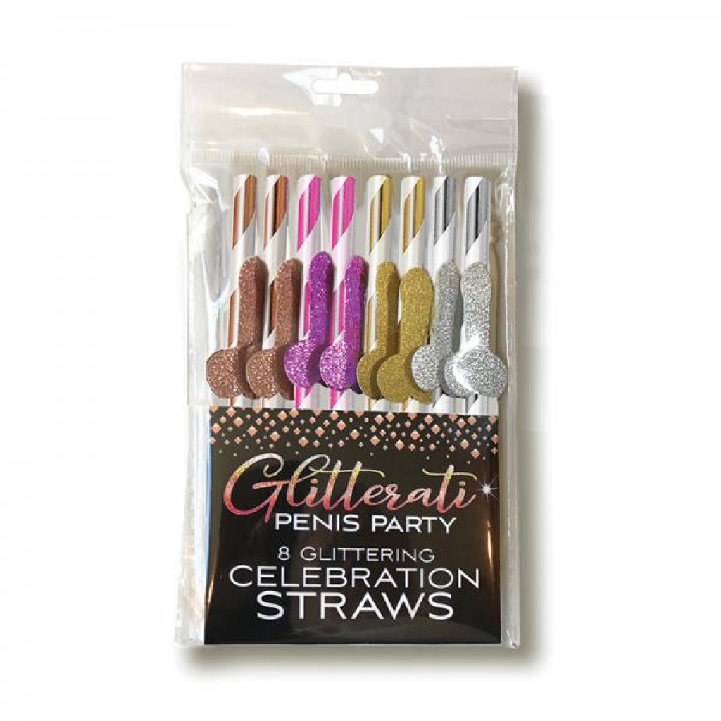 Glitterati Penistail Straws