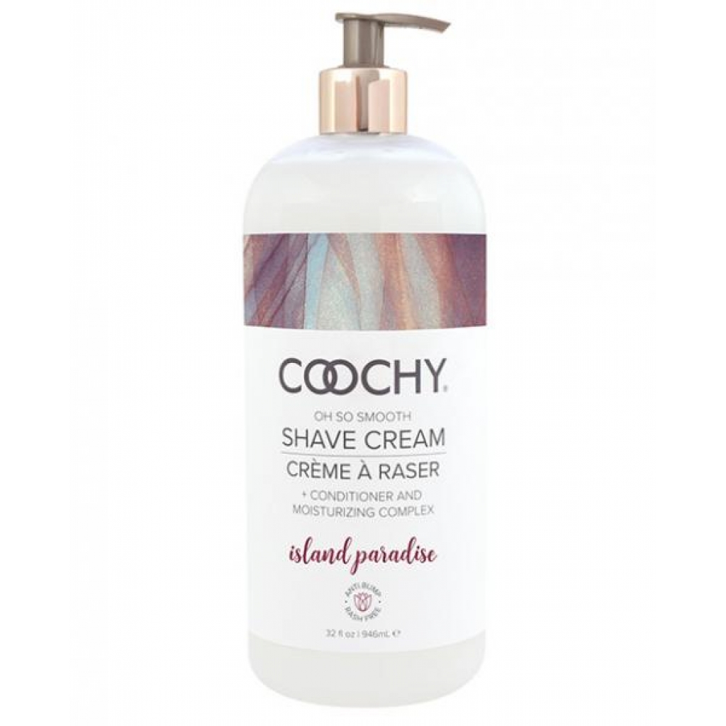 Coochy Shave Cream Island Paradise 32 oz