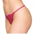 Lace Open Crotch G-string Beet S/m