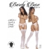 Barely Bare All-in-one Garter & Panty Peach O/s