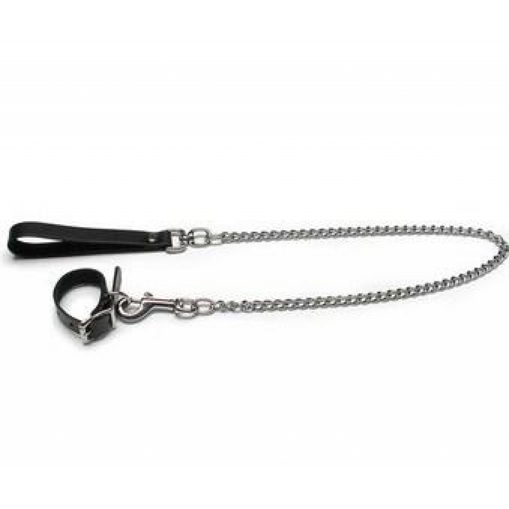 Buckling Penisring and Chain Leash Set