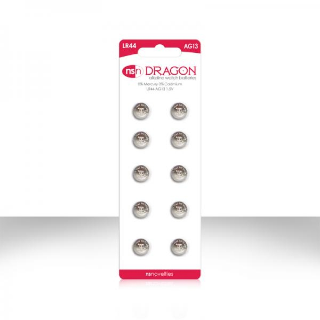 Dragon Alkaline Batteries Size LR44/AG13 10 Pack