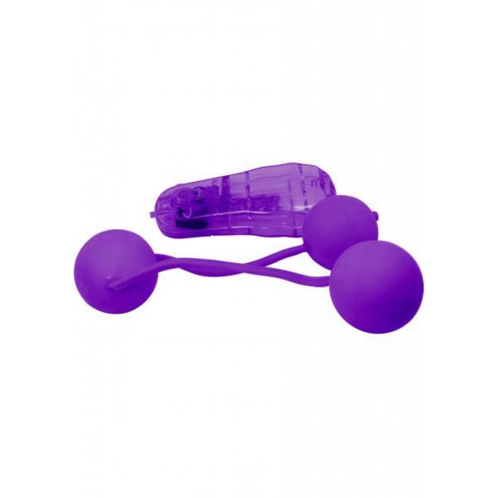 Real Skin Ben Wa Balls Vibrating Purple