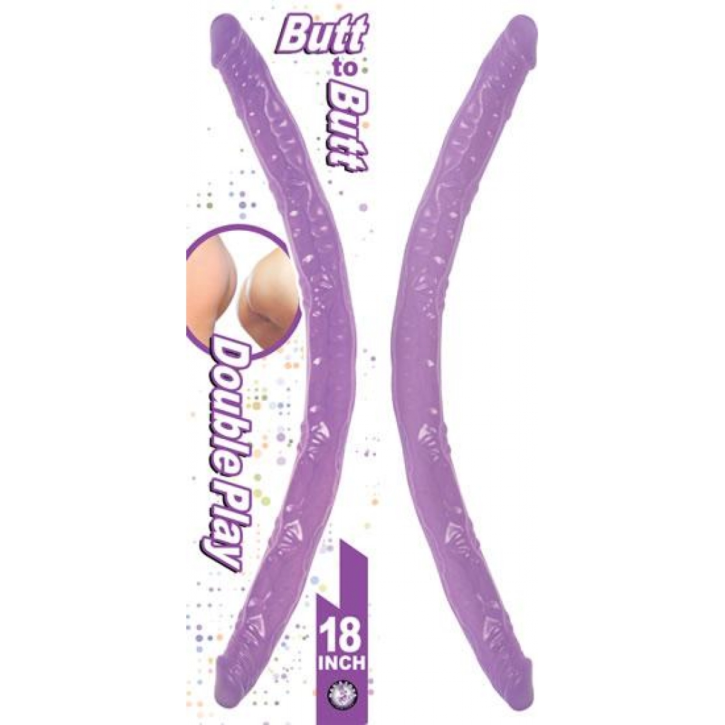 Butt To Butt Double Play Lavender Purple Dildo