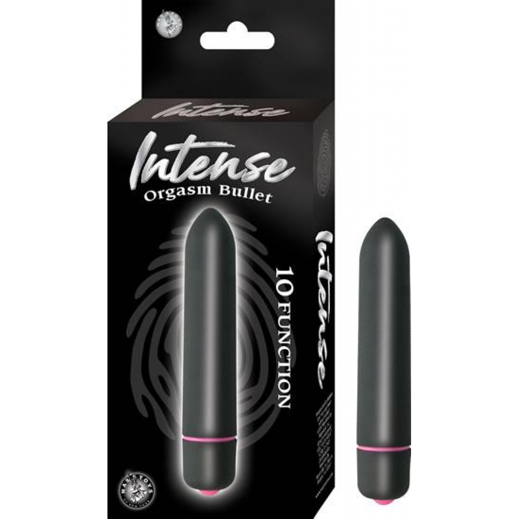 Intense Orgasm Bullet Vibrator Black